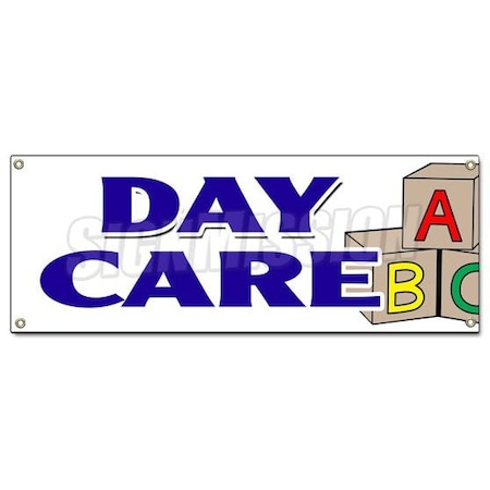 Signmission DAY CARE BANNER SIGN licensed accredited kindergarten shop shopping B-Day Care